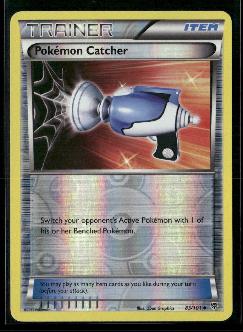 Pokemon Catcher Uncommon Plasma Blast 83/101 LP