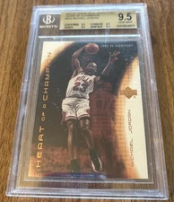 Michael Jordan 2003 UD Hardcourt Heart of a Champion #MJ5 BGS 9.5