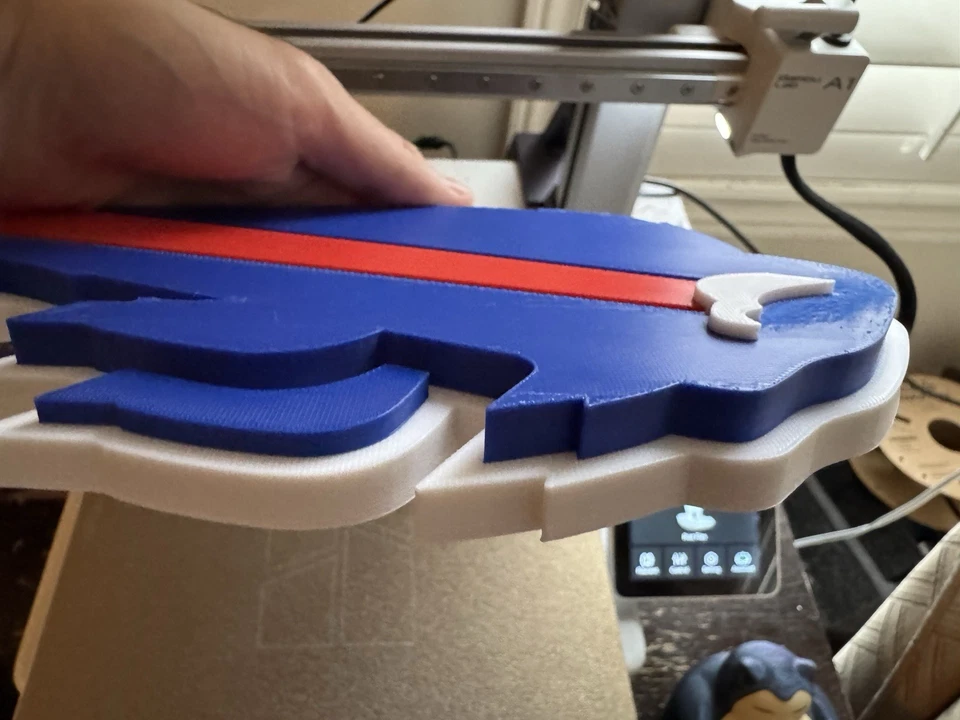 Buffalo Bills Logo: Wall Art - Team Sign Crest Memorabilia Decor Man Cave Plaque Foto 3 de 3