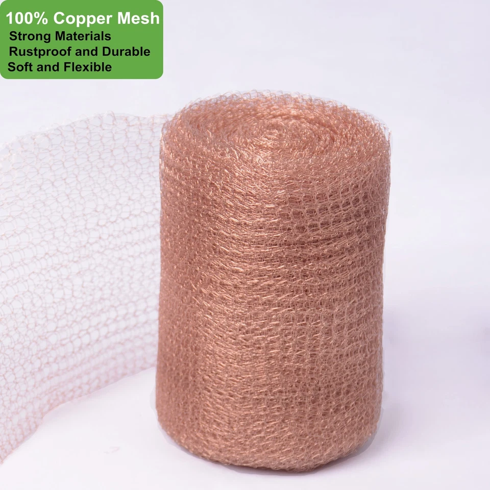 5” x 32 ft 100% Pure Copper Mesh for Distilling Knitted Copper Mesh Roll Do.. - Image 2 of 4