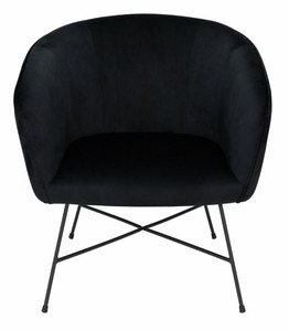 Argos Home Jax Velvet Accent Chair - Black | eBay