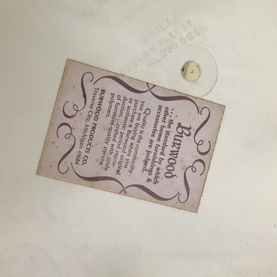 Vtg Burwood Mid Century Chinoiserie BAMBOO Hollywood Regency Cube End Table - Image 4 of 4