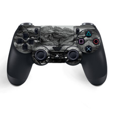 Skins Decal Wrap for PS4 / PS4 Pro Controller - Angry Wolf Growling Mountains