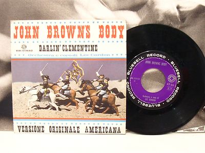 ORCHESTRA LEE GORDON - JOHN BROWN S BODY / DARLIN  CLEMENTINE 7'' VINYL EX/EX+