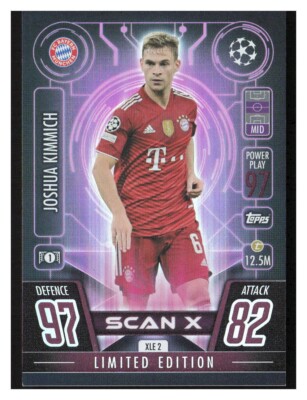 2021-22 Topps Match Attax Extra Scan X Limited Edition XLE2 - Joshua Kimmich