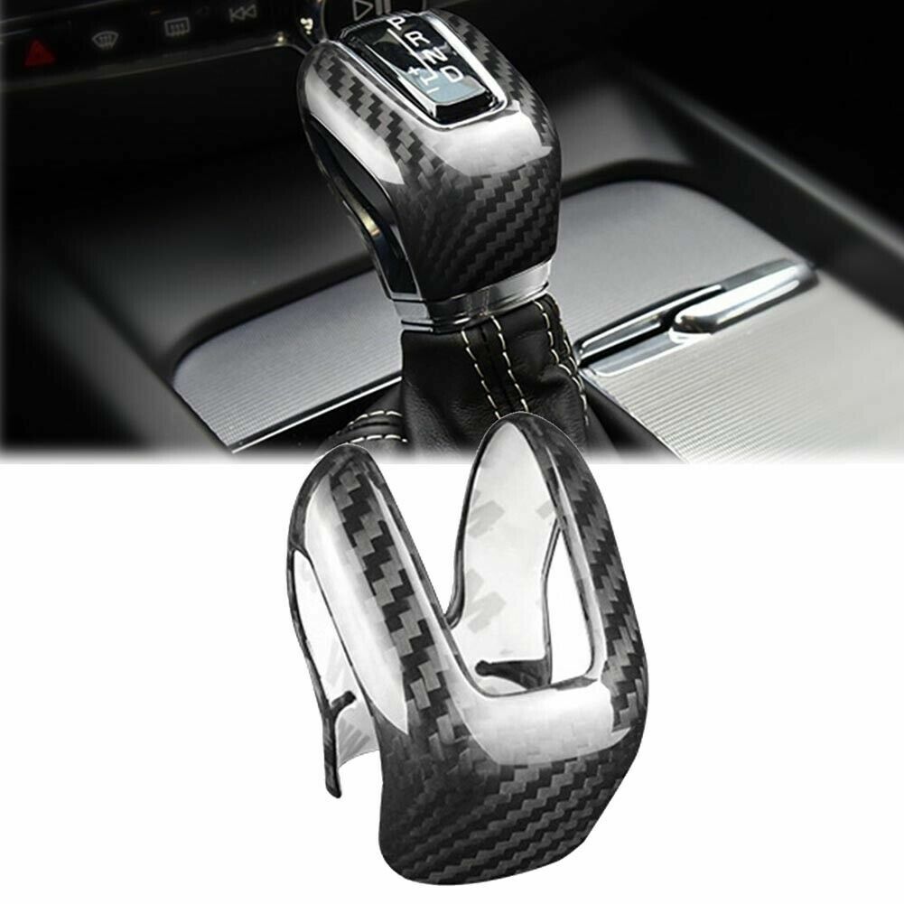 Carbon Fiber Gear Shift Knob Trim for Volvo XC60 XC90 S60 S90 V60 V90