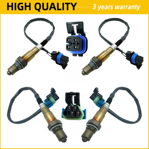 4-Piece Oxygen O2 Sensor Set - Upstream & Downstream For 2012-2016 Buick Enclave, GMC Acadia, Chevy Traverse 3.6L