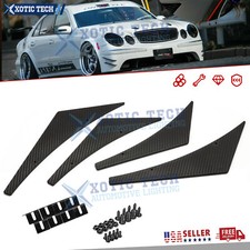 Bumper Splitters Carbon Fiber Jdm Sporty Lip Fins Diffuser Canards Valence Chin