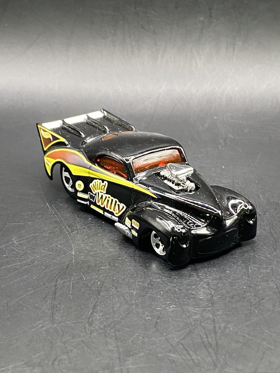 Hot Wheels ~ '41 WILLYS WILD WILLY black LOOSE 1/64 DIE-CAST | eBay