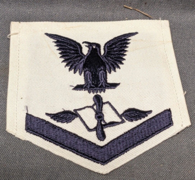 ORIGINAL TWILL WW2 1944 NAVY AVIATION MACHINIST'S MATE 3rd CLASS RATE ...