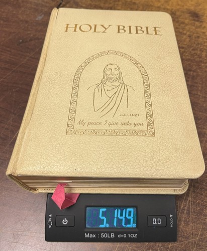 Die Heilige Bibel KJV Peace of Mind Edition ~ Good Counsel Publishing 1956 Vintage - Bild 8 von 8