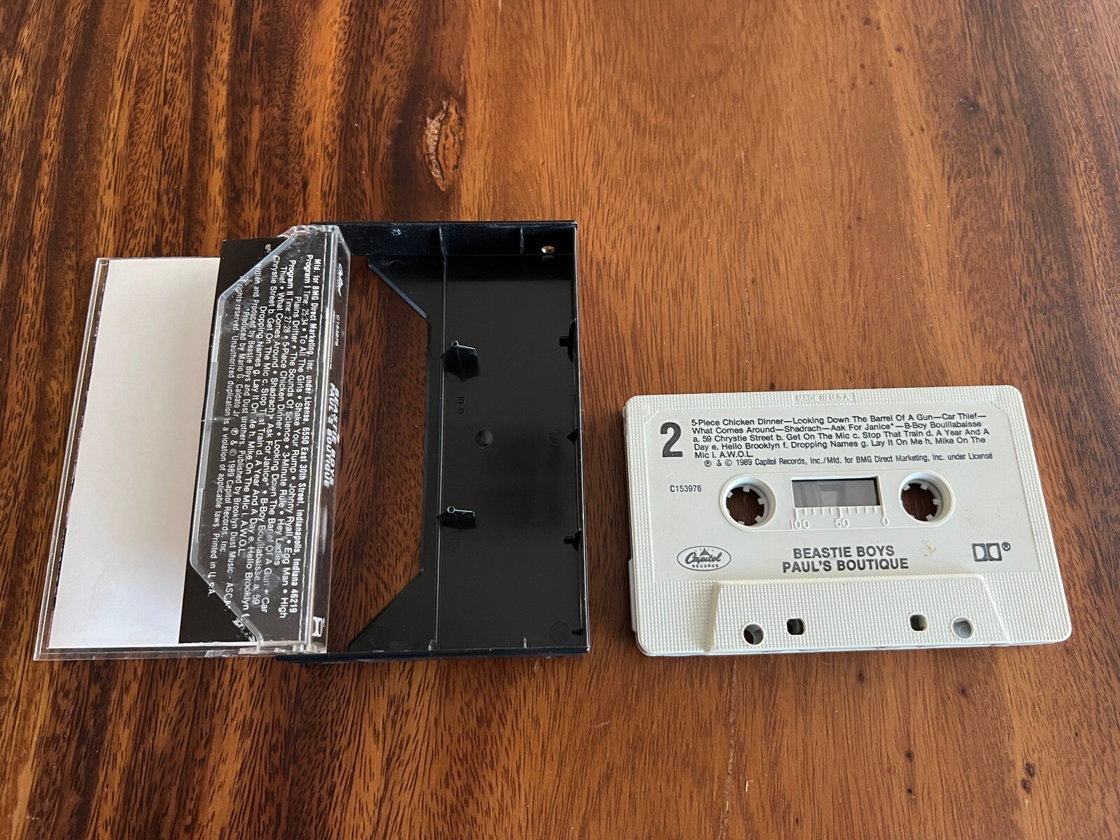 BEASTIE BOYS PAUL'S BOUTIQUE CASSETTE (1989, CAPITOL RECORDS) USED