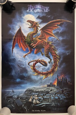 ALCHEMY GOTHIC, CARTA, 'WHITBY WYRM' RARE AUTHENTIC 2001 POSTER