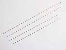 Four fusee pocket watch chains with both hooks 6", 6 1/5", 7" and 7 1/2"