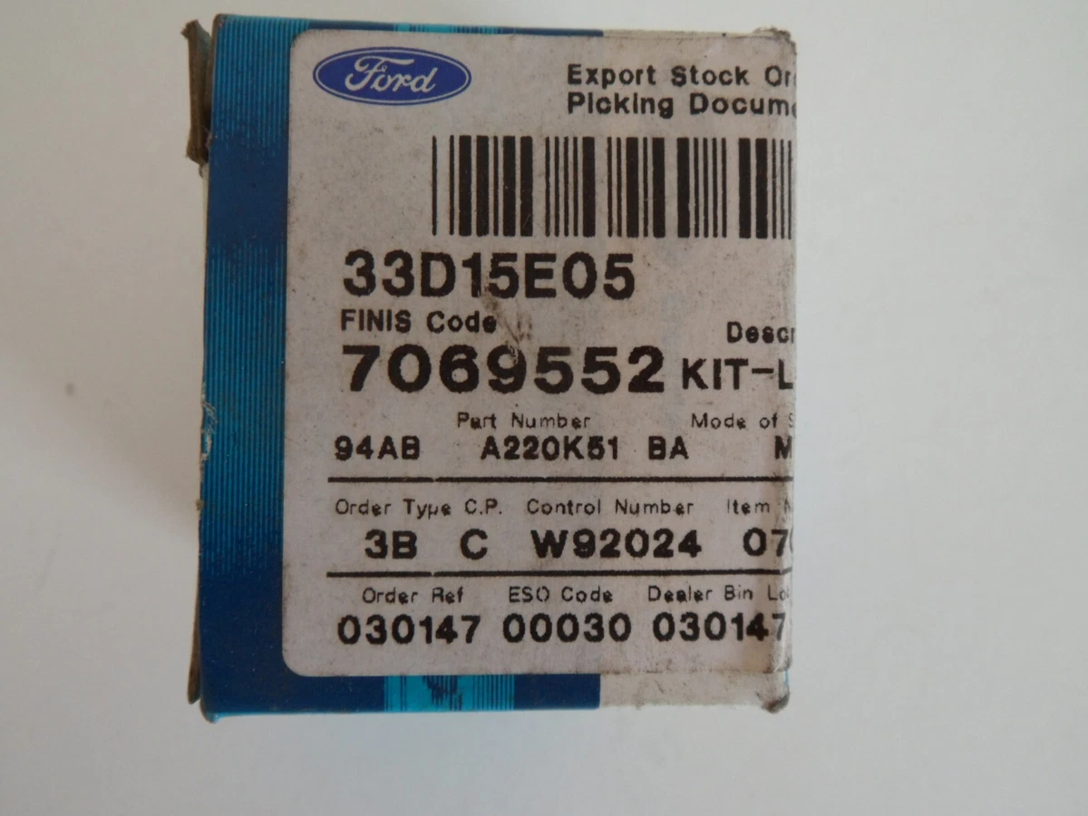 GENUINE FORD ESCORT 1990-2001 DOOR LOCK CYLINDER 7069552 RSS | eBay