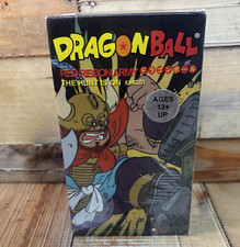 Dragon Ball Red Ribbon Army The Hunt Is On VHS Sealed With Trading Cards Anime