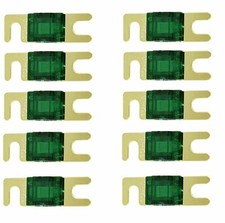 IMC Audio 125 Amp Mini ANL Fuse Gold for Car Audio Auto Marine Audio 10 Pack