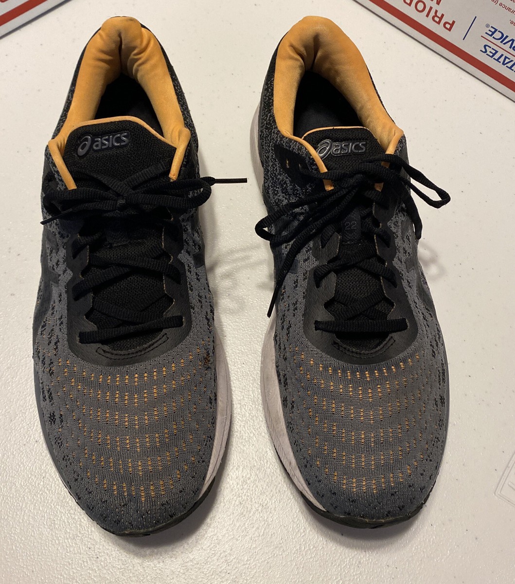 Asics Gel-Cumulus 22 Knit Running Shoes, Men's Size 13, Gray