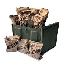 Ammo Can Storage Military Fuze Ammo - Renewed and Insp 2025 MRE Combo B Case