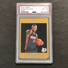 2007 Topps Fleer #131 Daequan Cook PSA 8 NM-MT Gold Heat
