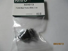 Kato # 929313 Truck Assembly F-Unit Rear Silver with Knuckle Coupler N-Scale