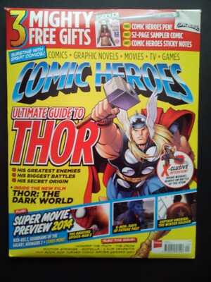 Comic Heroes SFX Magazine Issue 20 Ultimate Guide To Thor (3 Gifts Sealed Pack)