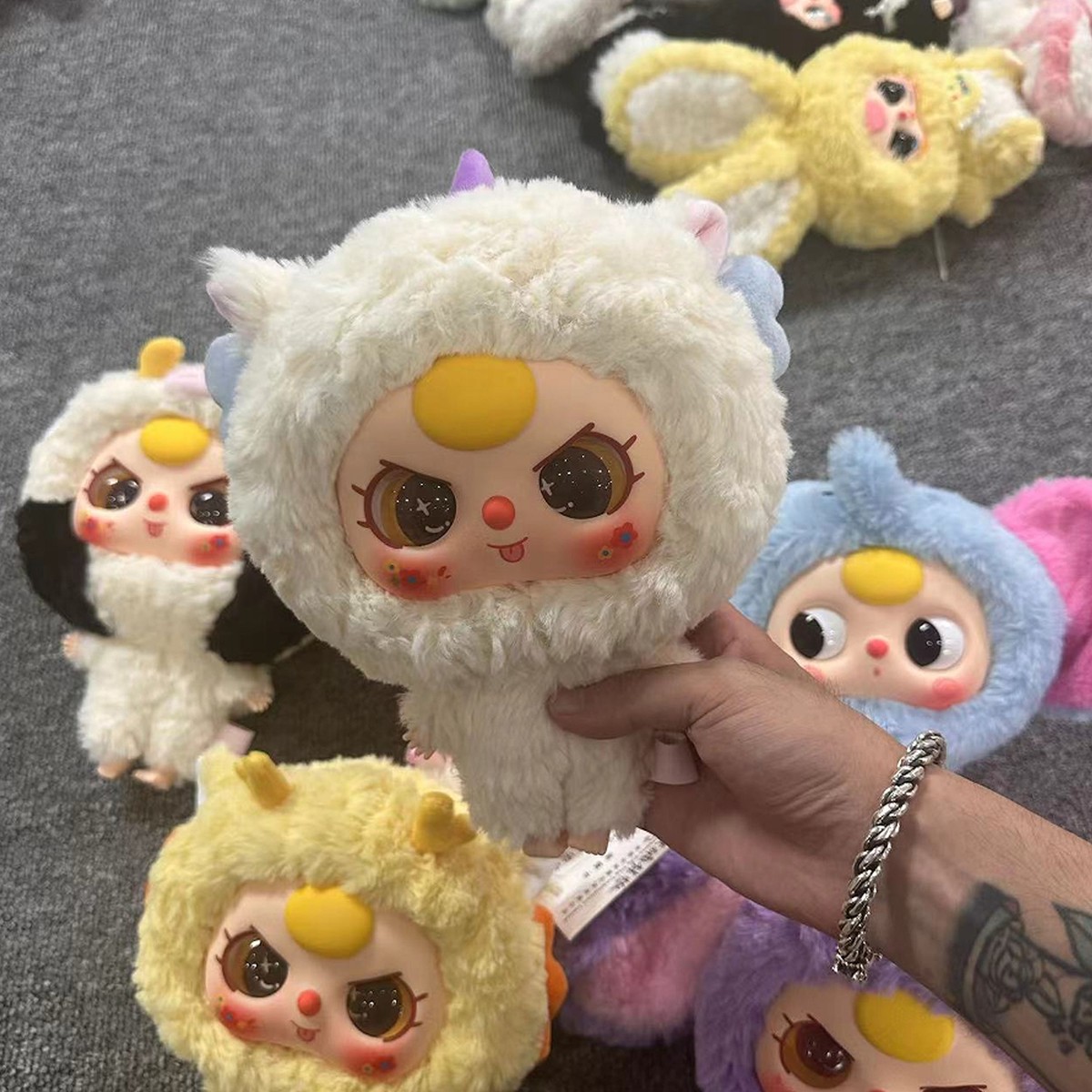 【正規品】babythree bag pack Baby Three V2 Zipper Bag Second Generation Plush Series