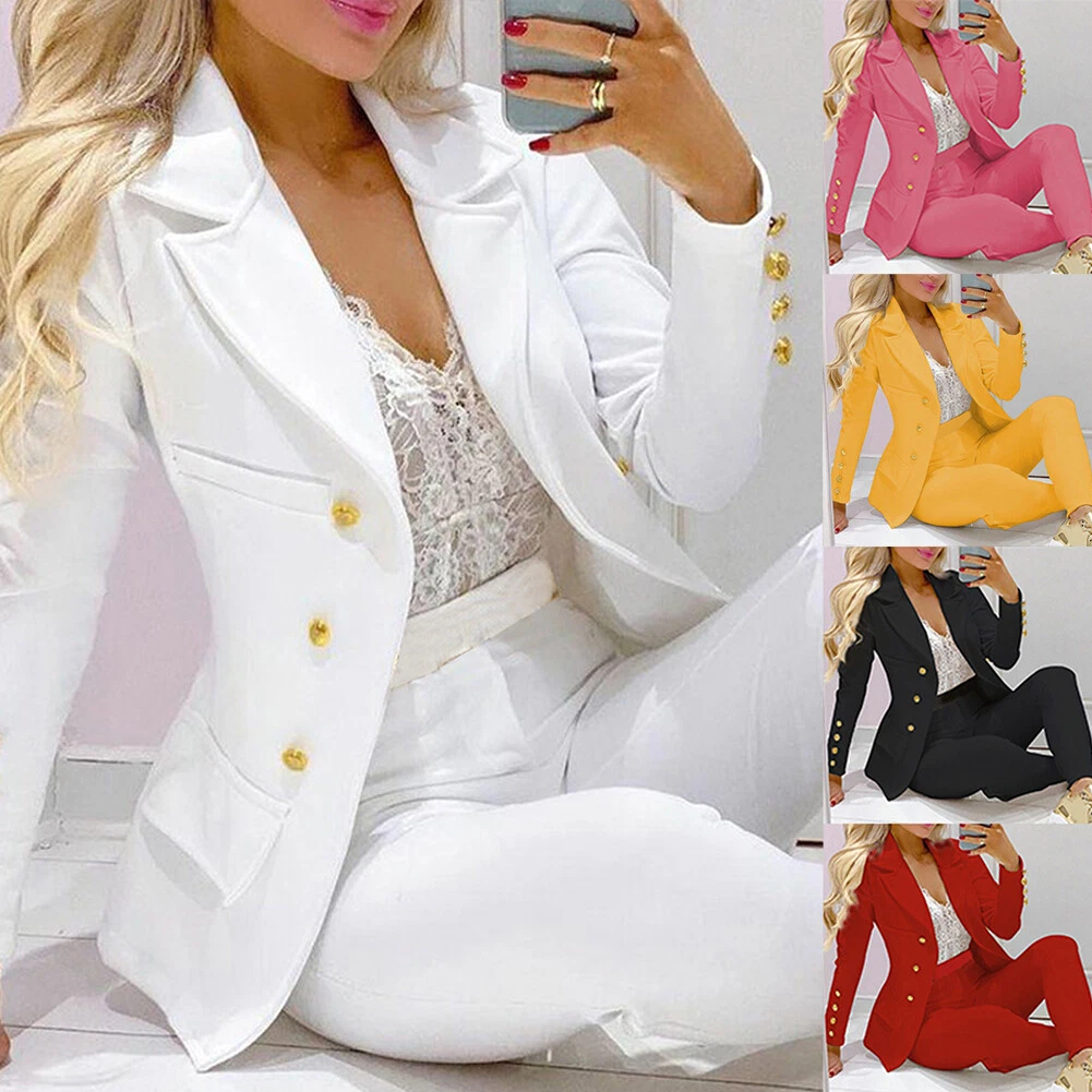 Elegant Solid Two Piece Set Women Long Sleeve Ruffle Crop Top Loose Fit Trousers  Formal Work Wear, Apricot : Amazon.com.be: Fashion