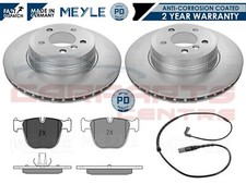 BMW X5 E70 X6 E71 3.0D 3.0i 4.4 4.8 REAR MEYLE PD BRAKE DISCS PADS SENSOR 345mm