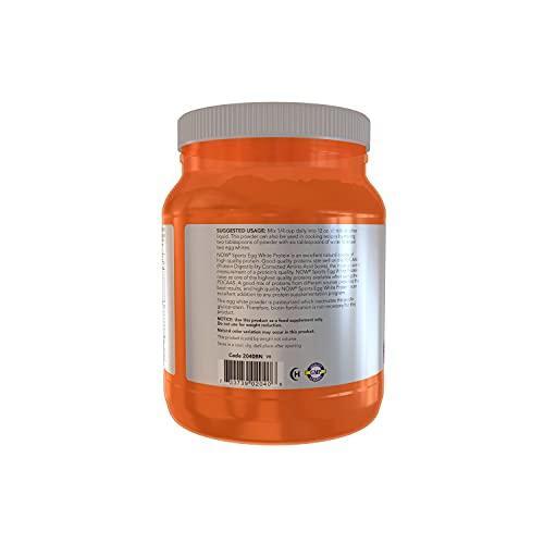 NOW Sports Nutrition, Egg White Protein, 16 G With BCAAs, Unflavored Powder, eBay