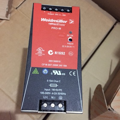One New Power Supply For Weidmuller 8951360010 PRO-M CP M SNT 250W 24V 10A