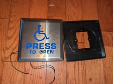 Dorma 08108200 Handicap Door Access Switch, Push Button free shipping, 6"x6"