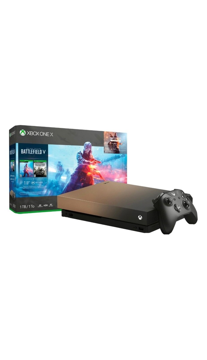 Xbox One X Gold Rush Special Editition Console | eBay