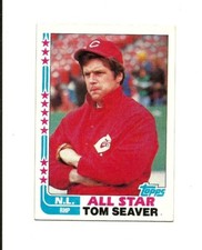 1982 TOPPS #346 Tom Seaver: Cincinnati Reds: Pitcher: Baseball Card: MLB