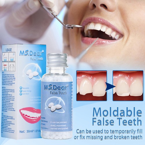 Kit de reparación dental cuentas de repuesto temporales para dientes faltantes y rotos - Imagen 13 de 29