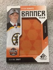 2018-19 SP Game Used RYAN DONATO Banner Year Draft 2014 Boston Bruins