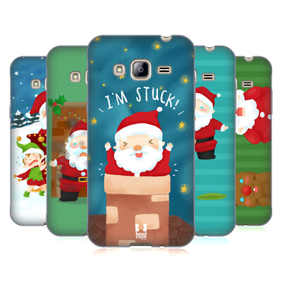 HEAD CASE DESIGNS SANTA UNGLÜCKE SOFT GEL HANDYHÜLLE FÜR SAMSUNG HANDYS 3
