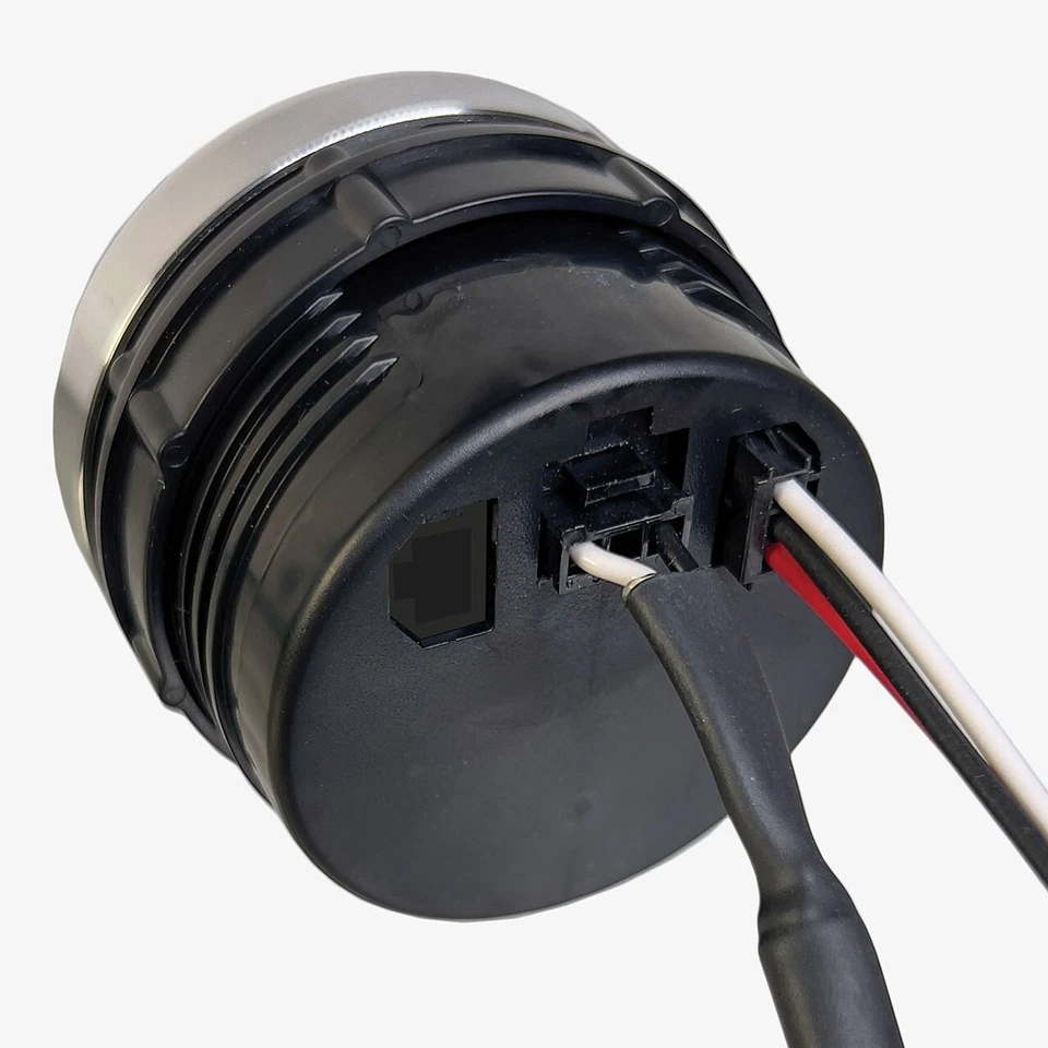 Speedhut 2-1/16" Water Temp 100-250F 90 Degree White Face/Numbers Glow Blue - Image 3 of 4