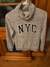 Hoodie NYC made by L.ogg Flare style with drawstring youth 10-12