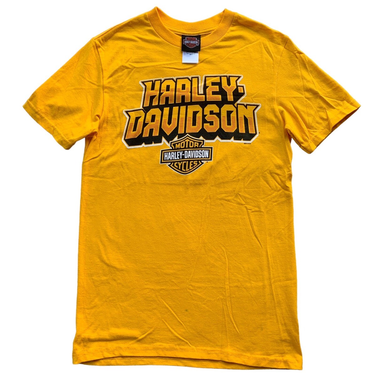 Harley-Davidson Tシャツ イエロー　フレイム Harley Davidson T Shirt Mens Size Small Cape Town South Africa