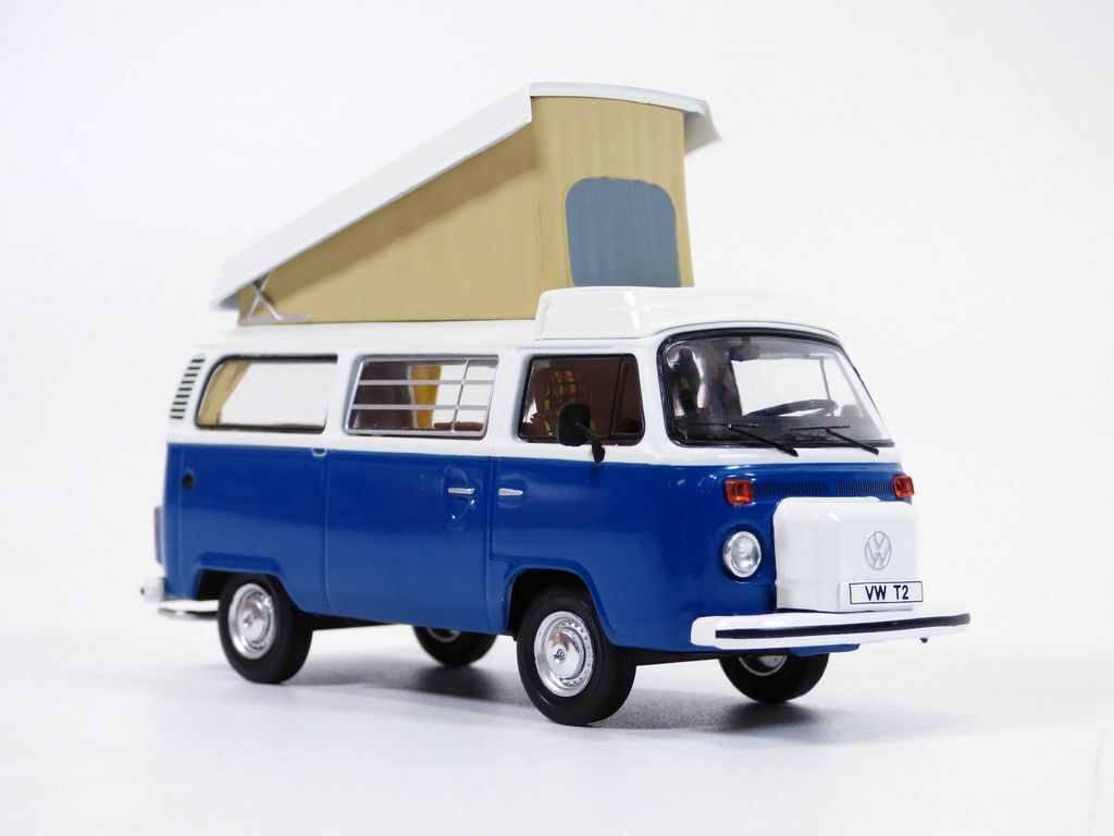 VOLKSWAGEN COMBI T2 WESTFALIA bleu 1/43 1978 VW
