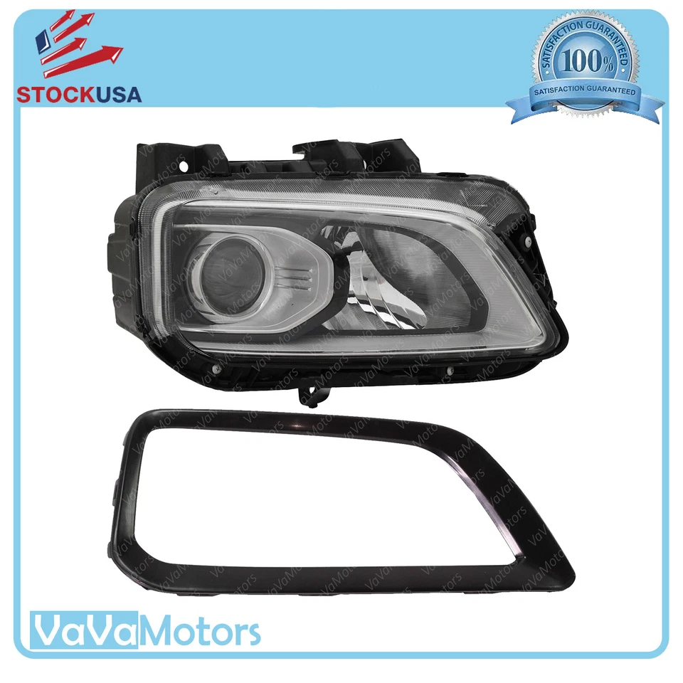 Fits 2018 2021 Hyundai Kona Halogen Headlight & Bezel Assembly Right Passenger - Bild 1 von 4