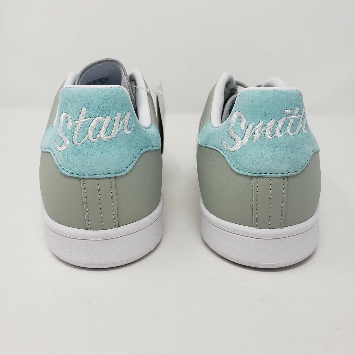 adidas Stan Smith Tennis Silver Mint Green White EE5794 Mens US 6