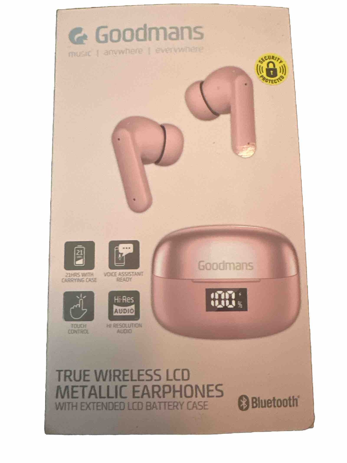 Bluetooth Stereo Goodmans Wireless Athletic Earphones Goodmans