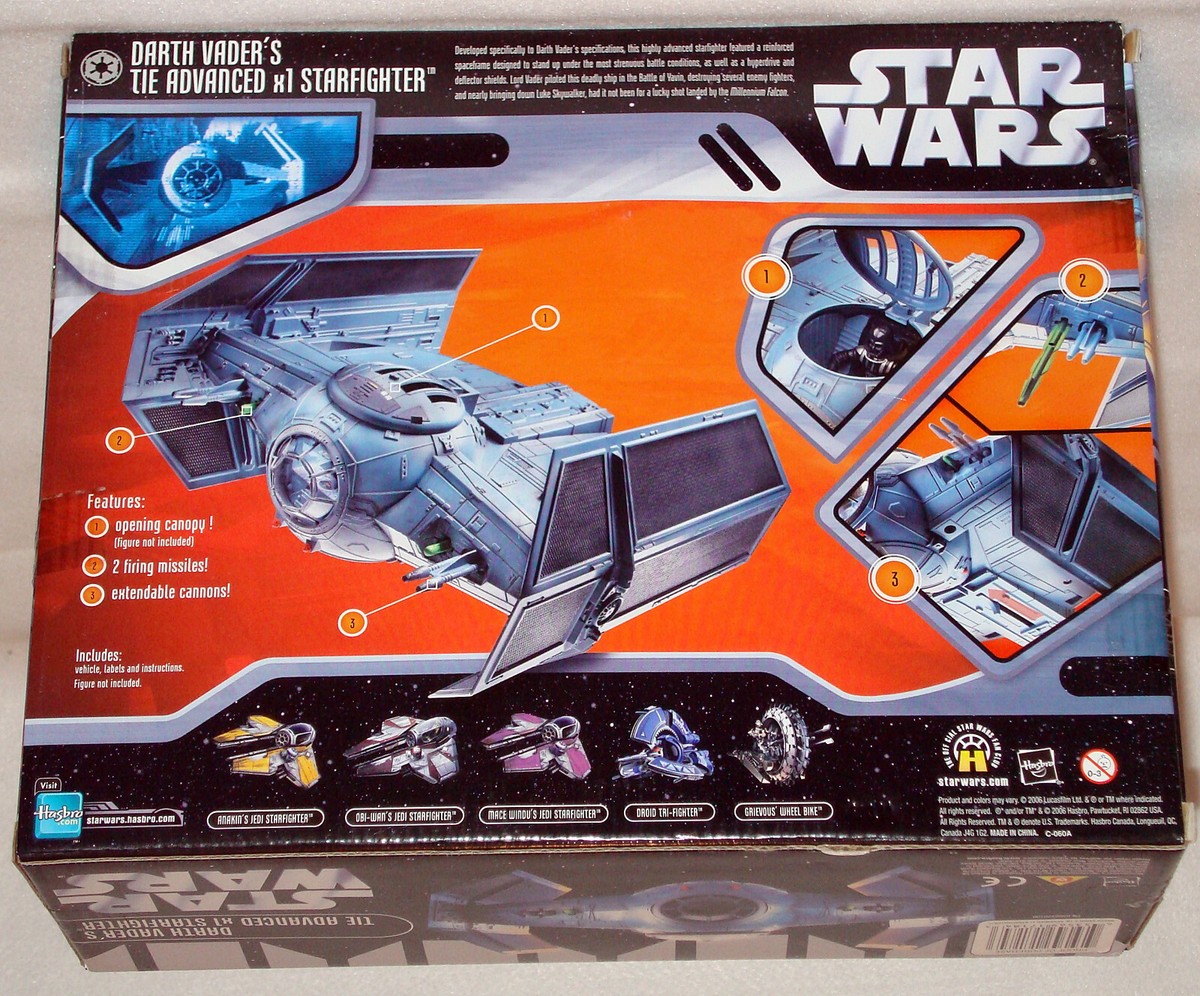 STAR WARS SAGA COLLECTION DARTH VADER'S TIE ADVANCED x1