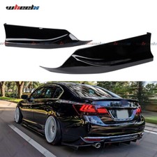 Rear Bumper Lip Splitter Apron Spoiler Abs Fits 16-17 Honda Accord 4dr Hfp Style