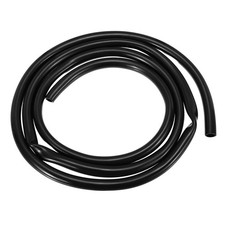 Soft Water Cooling Tube, 9.5mm ID 12.7mm OD 2 Meter Long PVC Hose, Black