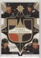 2020-21 Ultimate Collection Quad Materials 63/99 Ryan Getzlaf Rickard Rakell 8tn