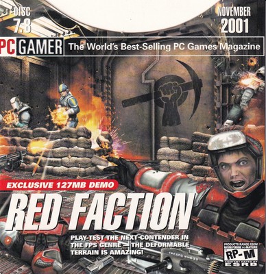 Red Faction PC Gamer Demo Disc 7.8 November 2001 - PC CD