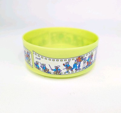 Quaker Oats Color Changing Bowl Where's Waldo Film Strip Firemen Old West 1994